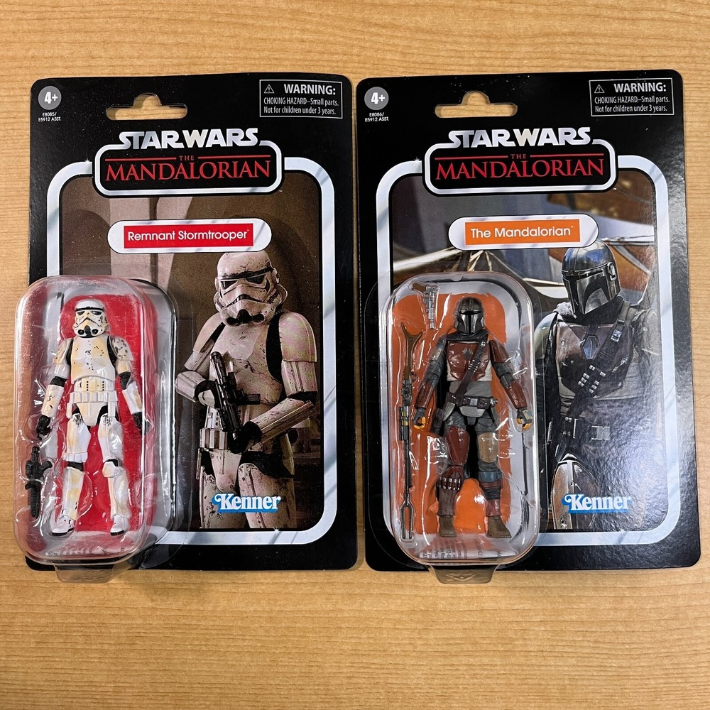 Star Wars The Mandalorian & Remnant Stormtrooper Vintage Collection 3.75" Lot